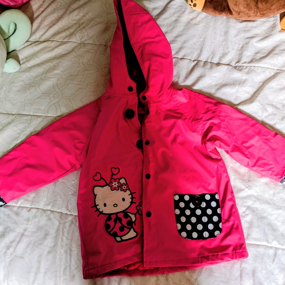 Vintage Hello Kitty Lined Raincoat